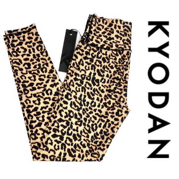 kyodan leopard leggings